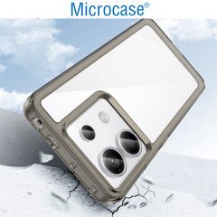 Microcase Poco x6 / Xiaomi Redmi Note 13 Pro 5G Shield Serisi Darbeye Dayanıklı Yarı Esnek Plastik Tpu Kılıf - AL8100