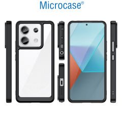 Microcase Poco x6 / Xiaomi Redmi Note 13 Pro 5G Shield Serisi Darbeye Dayanıklı Yarı Esnek Plastik Tpu Kılıf - AL8100