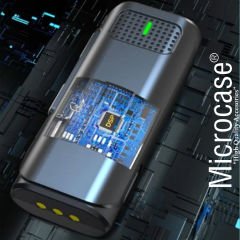 Microcase Type-c Girişli Şarj Kutulu Video Youtuber Yayıncı Kablosuz Yaka Mikrofonu - AL4070