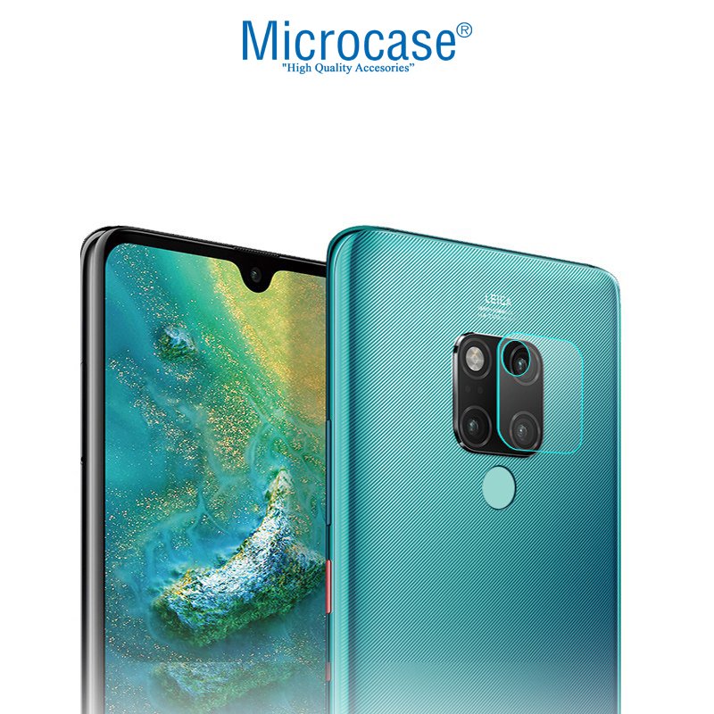 Huawei Mate 20 X Kamera Camı Lens Koruyucu Tempered Glass