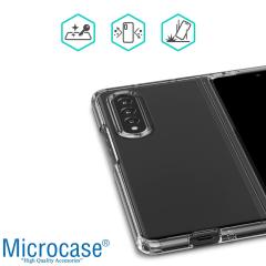 Microcase Samsung Galaxy Z Fold 3 Sert Kristal Kapak Kılıf Şeffaf