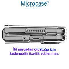 Microcase Samsung Galaxy Z Fold 3 Sert Kristal Kapak Kılıf Şeffaf