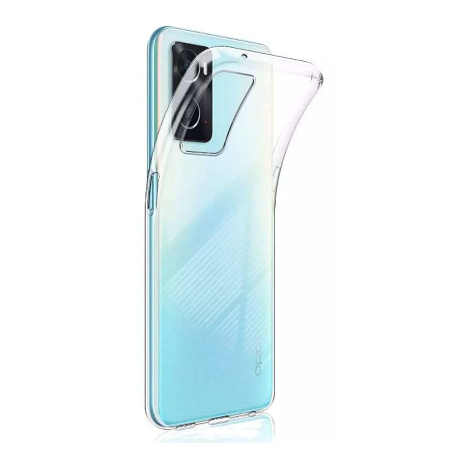 Microcase Oppo A96 4G Slim Serisi Soft TPU Silikon Kılıf - Şeffaf