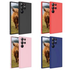 Microcase Samsung Galaxy S23 Ultra CamPRO Serisi Kamera Korumalı Silikon Kılıf - AL3427