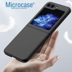 Microcase Samsung Galaxy Z Flip 6  için Mat Yüzey Sert Plastik Kılıf - AL8848