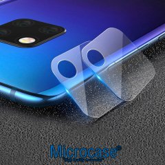 Huawei Mate 20 Pro Kamera Camı Lens Koruyucu Tempered Glass