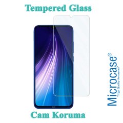 Microcase Xiaomi Redmi Note 8 Tempered Glass Cam Ekran Koruma