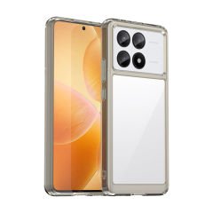 Microcase Poco X6 Pro / Xiaomi Redmi K70E Shield Serisi Darbeye Dayanıklı Yarı Esnek Plastik Tpu Kılıf - AL8100