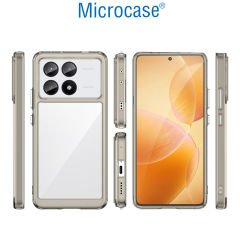 Microcase Poco X6 Pro / Xiaomi Redmi K70E Shield Serisi Darbeye Dayanıklı Yarı Esnek Plastik Tpu Kılıf - AL8100