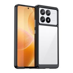 Microcase Poco X6 Pro / Xiaomi Redmi K70E Shield Serisi Darbeye Dayanıklı Yarı Esnek Plastik Tpu Kılıf - AL8100
