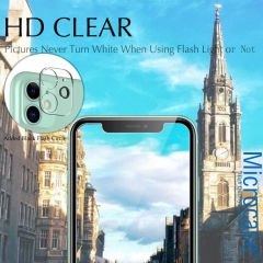 iPhone 12 Mini 3D Kamera Lens Koruyucu Glass Şeffaf Night Beat