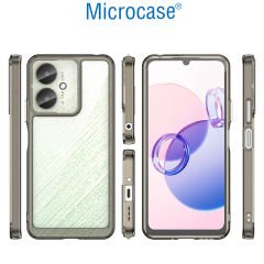 Microcase Poco M6 5G / Xiaomi Redmi 13C 5G Shield Serisi Darbeye Dayanıklı Yarı Esnek Plastik Tpu Kılıf - AL8100