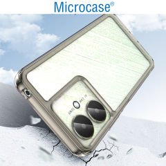 Microcase Poco M6 5G / Xiaomi Redmi 13C 5G Shield Serisi Darbeye Dayanıklı Yarı Esnek Plastik Tpu Kılıf - AL8100