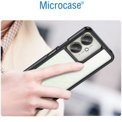 Microcase Poco M6 5G / Xiaomi Redmi 13C 5G Shield Serisi Darbeye Dayanıklı Yarı Esnek Plastik Tpu Kılıf - AL8100