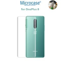 Microcase OnePlus 8 Full Arka Kaplama TPU Soft Koruma Filmi