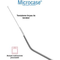 Microcase 5in1 Metal Pipet Seti Paslanmaz Çelik Pipet Çubuk - AL3606