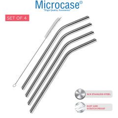 Microcase 5in1 Metal Pipet Seti Paslanmaz Çelik Pipet Çubuk - AL3606