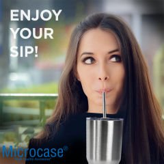 Microcase 5in1 Metal Pipet Seti Paslanmaz Çelik Pipet Çubuk - AL3606