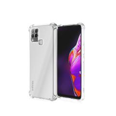 Microcase Infinix Hot 10 Anti Shock Series Silikon Kılıf Şeffaf