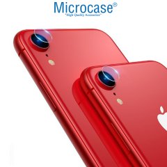 Microcase iPhone XR Kamera Camı Lens Koruyucu Tempered Glass