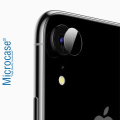 Microcase iPhone XR Kamera Camı Lens Koruyucu Tempered Glass