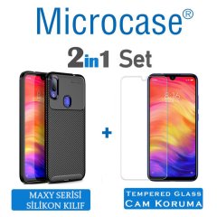 Xiaomi Redmi Note 7 Maxy Serisi Silikon Kılıf + CAM (SEÇİN)