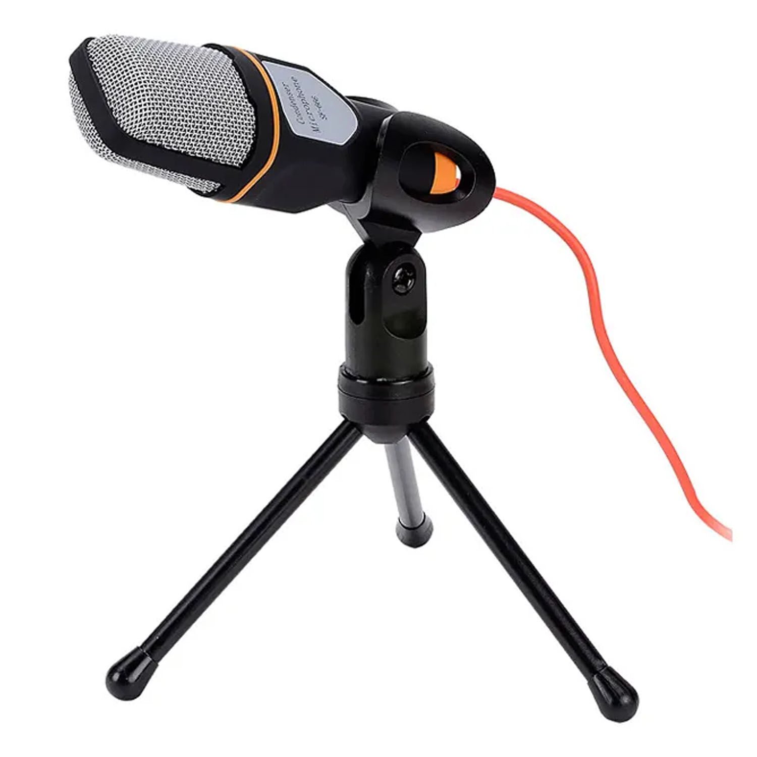 Microcase Bilgisayar için 3.5 mm Tripodlu Condenser Stüdyo Mikrofonu - AL666