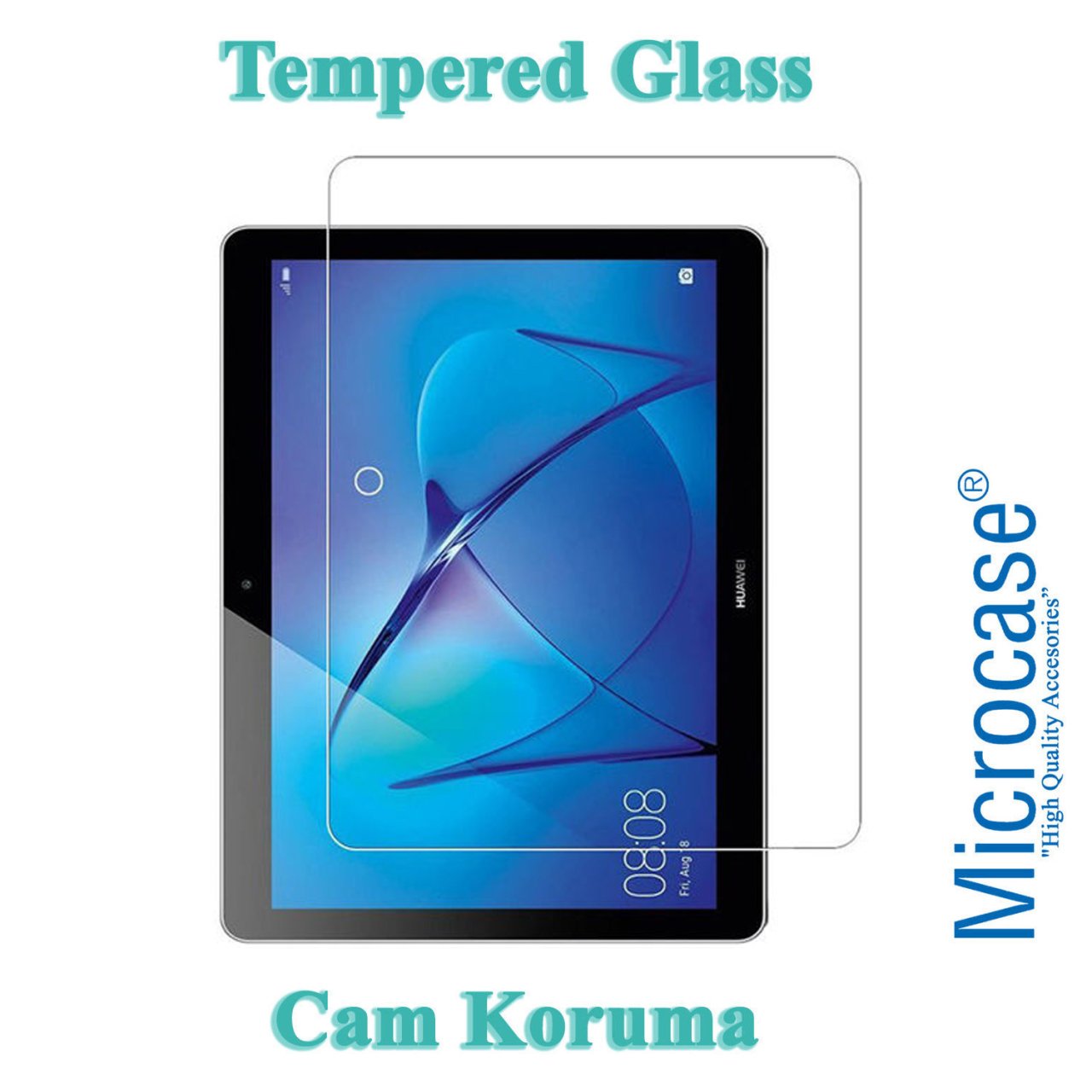 Microcase Huawei Mediapad T3 10 9.6 inch Tempered Glass Cam Korum