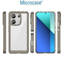 Microcase Poco M6 Pro 4G / Xiaomi Redmi Note 13 Pro 4G Shield Serisi Darbeye Dayanıklı Yarı Esnek Plastik Tpu Kılıf - AL8100