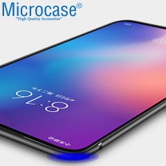 Microcase Meizu 16Xs Elektrocase Serisi Silikon Kılıf Siyah + Tempered Glass Cam Koruma (SEÇENEKLİ)