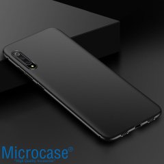 Microcase Meizu 16Xs Elektrocase Serisi Silikon Kılıf Siyah + Tempered Glass Cam Koruma (SEÇENEKLİ)