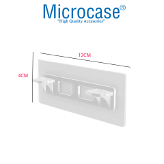 Microcase Güçlü Plastik Yapışkanlı Şeffaf Banyo Mutfak Dolap Raf Tutacağı Destek Aparatı 4 Adet AL5034