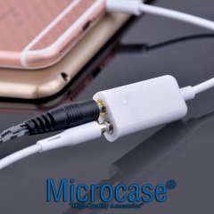 Microcase 3.5 mm Çift Çıkış Kulaklık ve Mikrofon Kablosu - AL2310