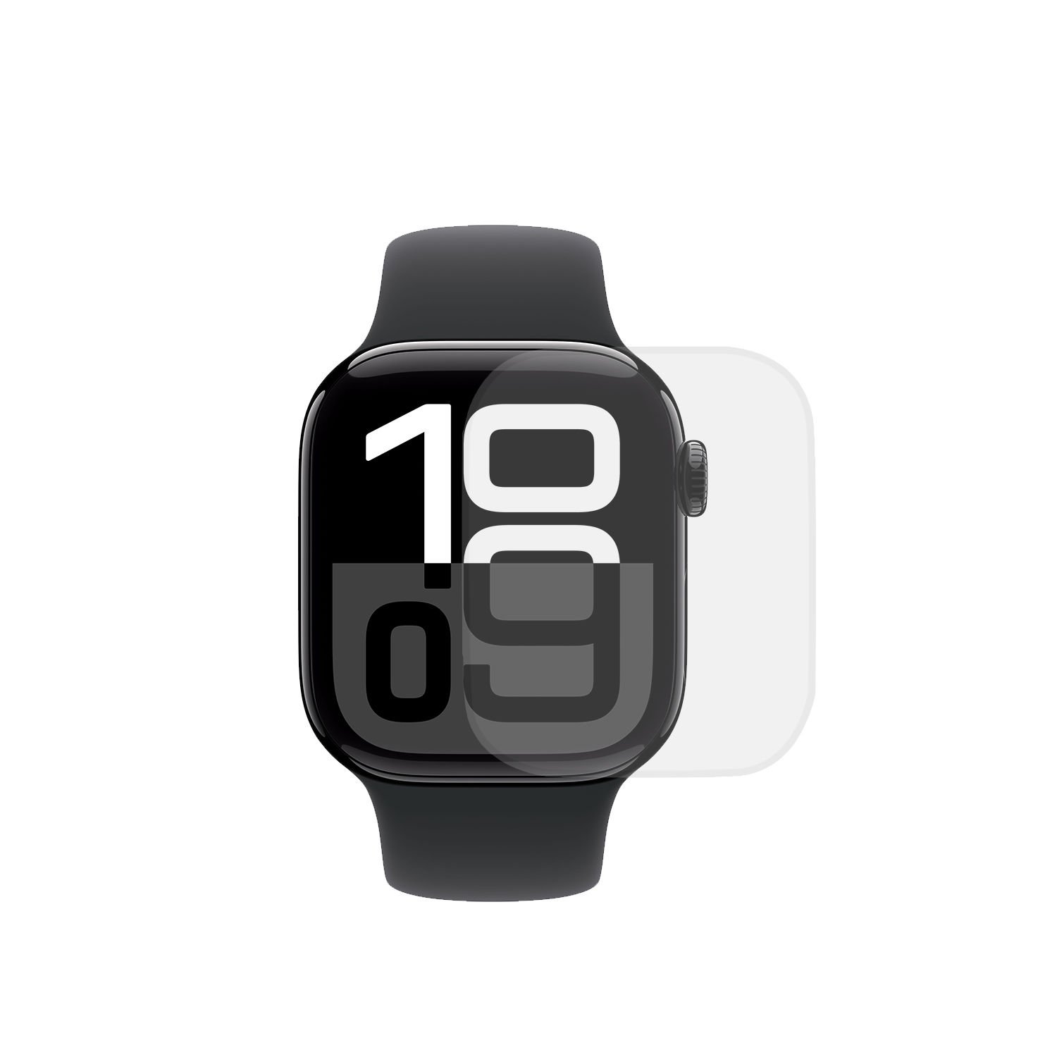Microcase Apple Watch Series 10 42mm   için TPU Ekran Koruma Filmi - Şeffaf AL3384