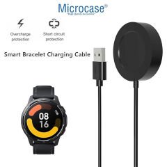 Microcase Xiaomi Watch S1 İçin USB Manyetik Şarj Cihazı Siyah - AL3003