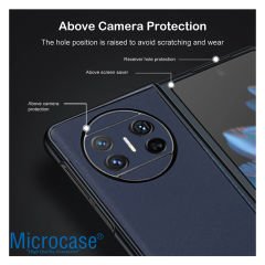 Microcase Huawei Mate X5 için Deri Desenli Plastik Koruma Kılıf - AL3156