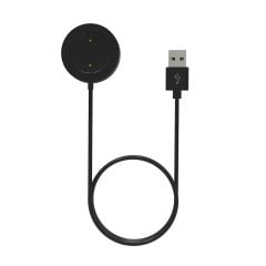 Microcase Xiaomi Watch S1 Active İçin USB Manyetik Şarj Cihazı Siyah - AL3004