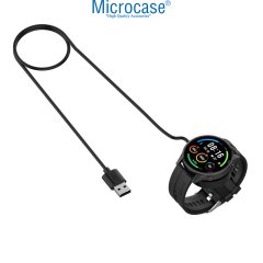 Microcase Xiaomi Watch S1 Active İçin USB Manyetik Şarj Cihazı Siyah - AL3004