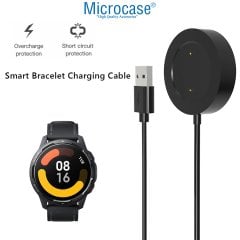 Microcase Xiaomi Watch S1 Active İçin USB Manyetik Şarj Cihazı Siyah - AL3004