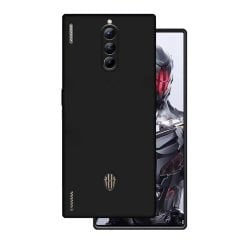 Microcase ZTE Nubia Red Magic 8 Pro  / Pro Plus / 8s Pro / 8s Pro Plus Elektrocase Serisi Silikon Kılıf - Siyah AL3340
