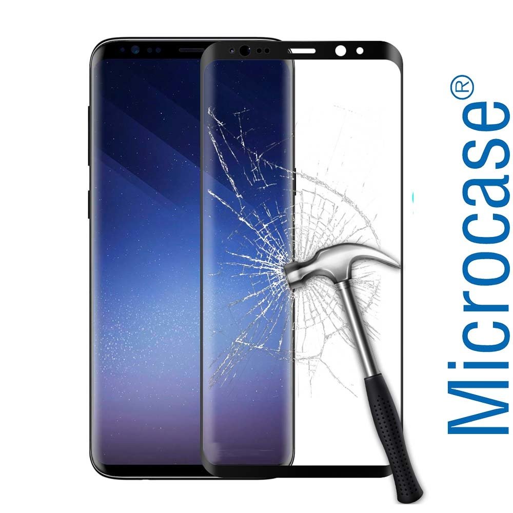 Samsung S8 Plus 3D Curved Full Ekran Tempered Glass Cam Koruma