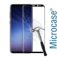 Samsung S8 Plus 3D Curved Full Ekran Tempered Glass Cam Koruma