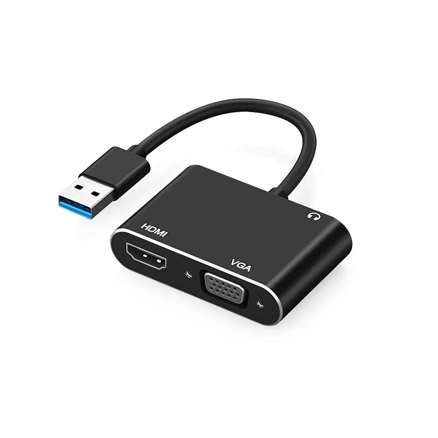 Microcase USB 3.0 HDMI-VGA-AUX Görüntü Aktarıcı Adaptör Çevirici AL4331