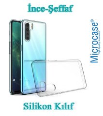 Microcase Oppo Reno 3 - Oppo A91 0.2 mm İnce Soft Silikon Kılıf - Şeffaf