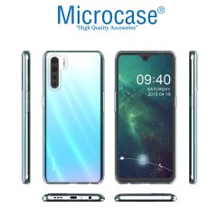 Microcase Oppo Reno 3 - Oppo A91 0.2 mm İnce Soft Silikon Kılıf - Şeffaf