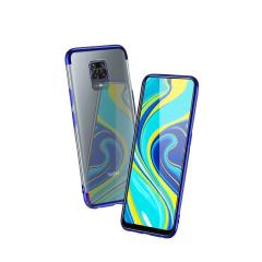 Microcase Xiaomi Redmi Note 10 Lite Plating Series Soft Silikon Kılıf - Mavi