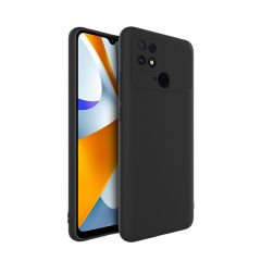 Microcase Xiaomi Poco C40 Matte Serisi Silikon TPU Kılıf - Siyah