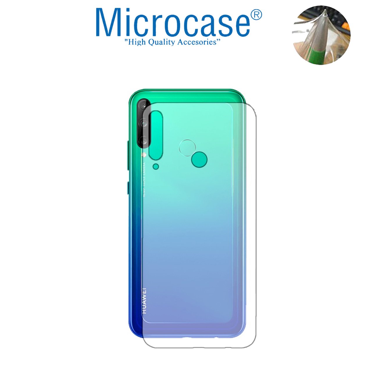 Huawei P40 Lite E Full Arka Kaplama TPU Soft Film