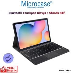 Microcase Samsung Galaxy Tab S6 Lite 2024 SM-P620 10.4 inch Bluetooth Touchpad Klavye + Standlı Kılıf - BKK5