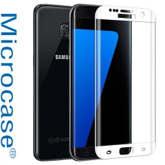 Samsung S6 Edge 3D Curved Full Ekran Tempered Glass Cam Koruma